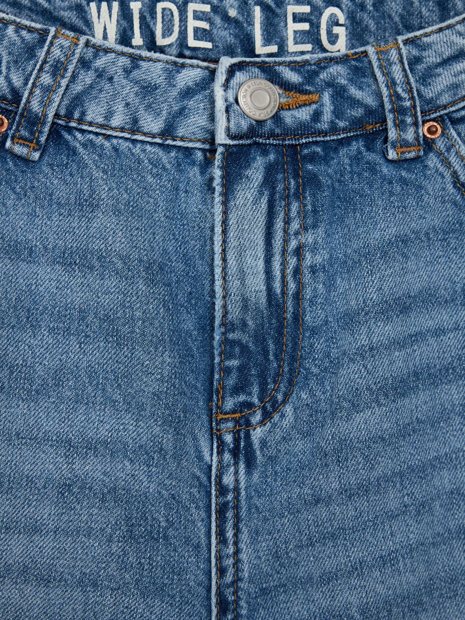 Рваные джинсы Wide leg для девочек, фото - 3
