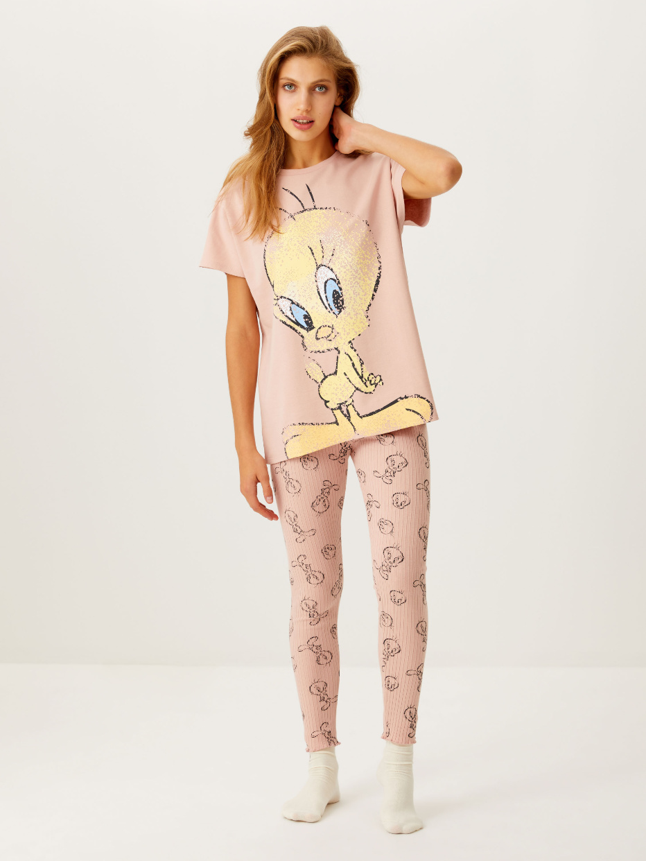 Пижама с ярким принтом Looney Tunes, фото - 6