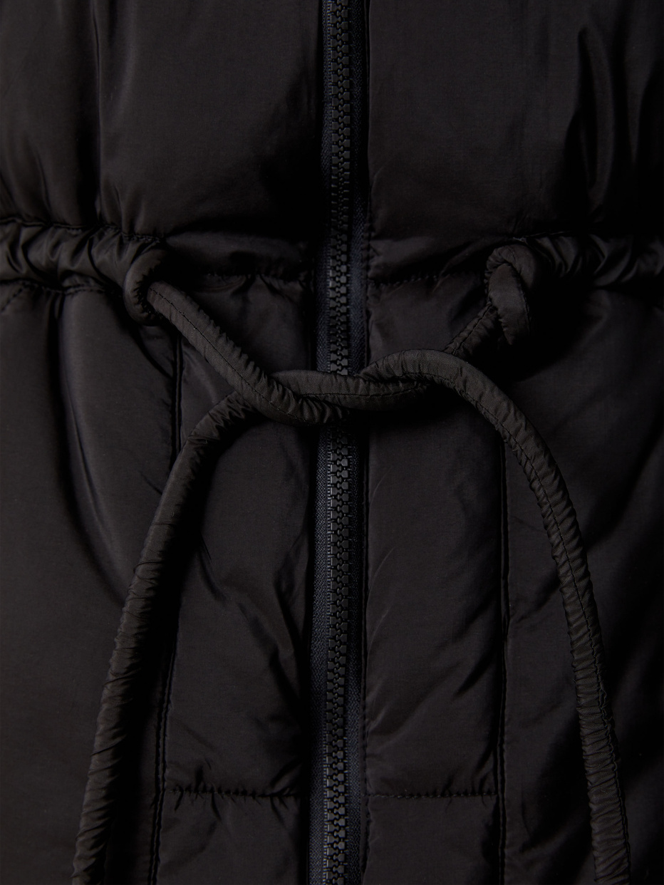 Куртка с поясом-шнурком на талии, фото - 5