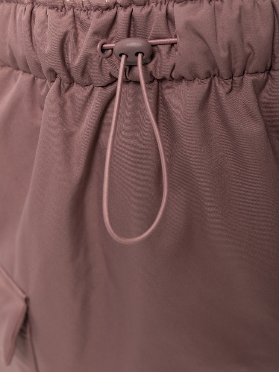 Утепленная юбка с накладными карманами, фото - 3