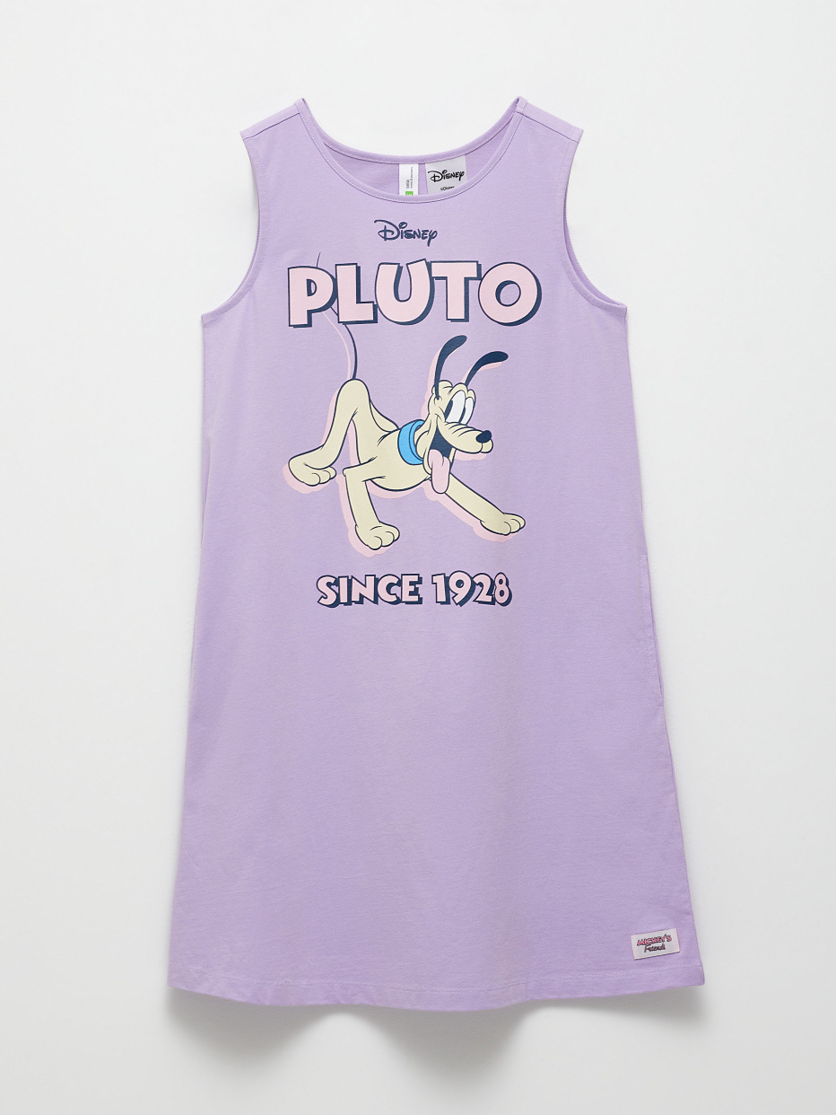 Трикотажное платье с принтом Disney Pluto для девочек, фото - 1