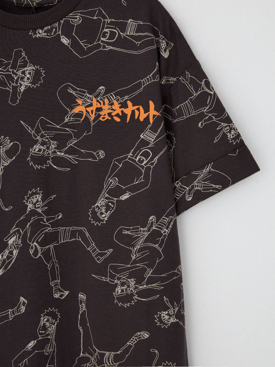 Ночная сорочка с принтом Naruto для девочек, фото - 7