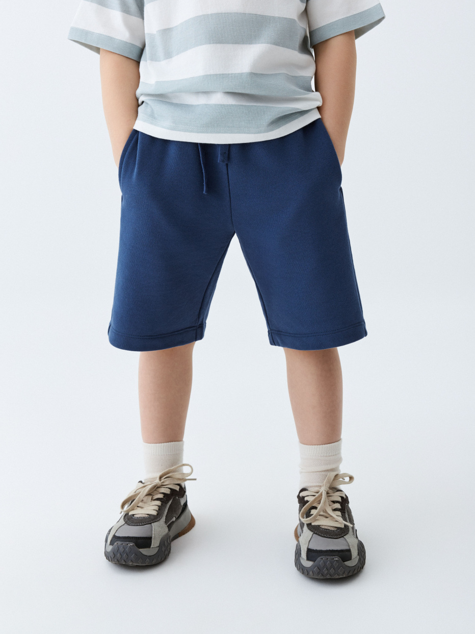 Удлиненные трикотажные шорты для мальчиков, фото - 1