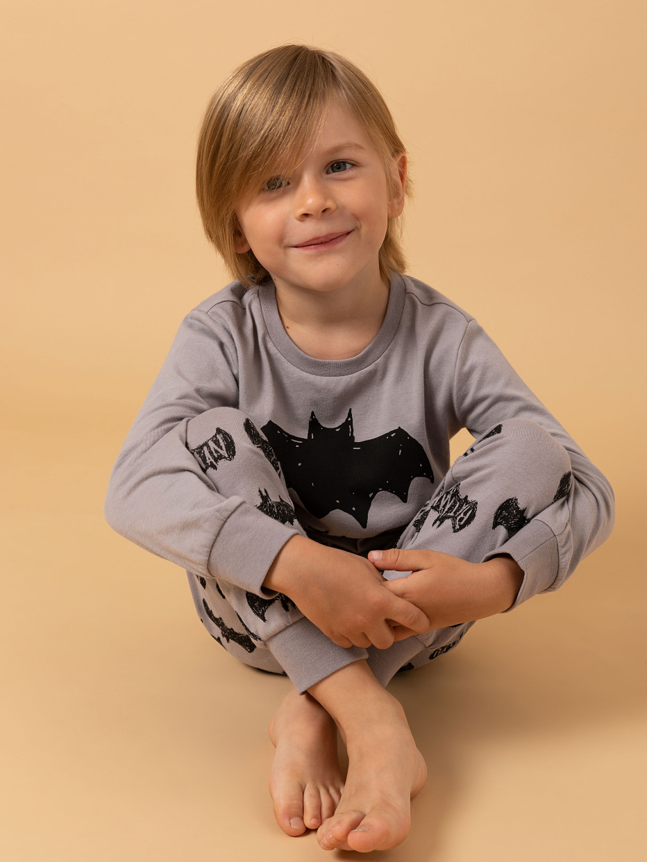 Пижама для мальчиков с принтом Batman, фото - 7