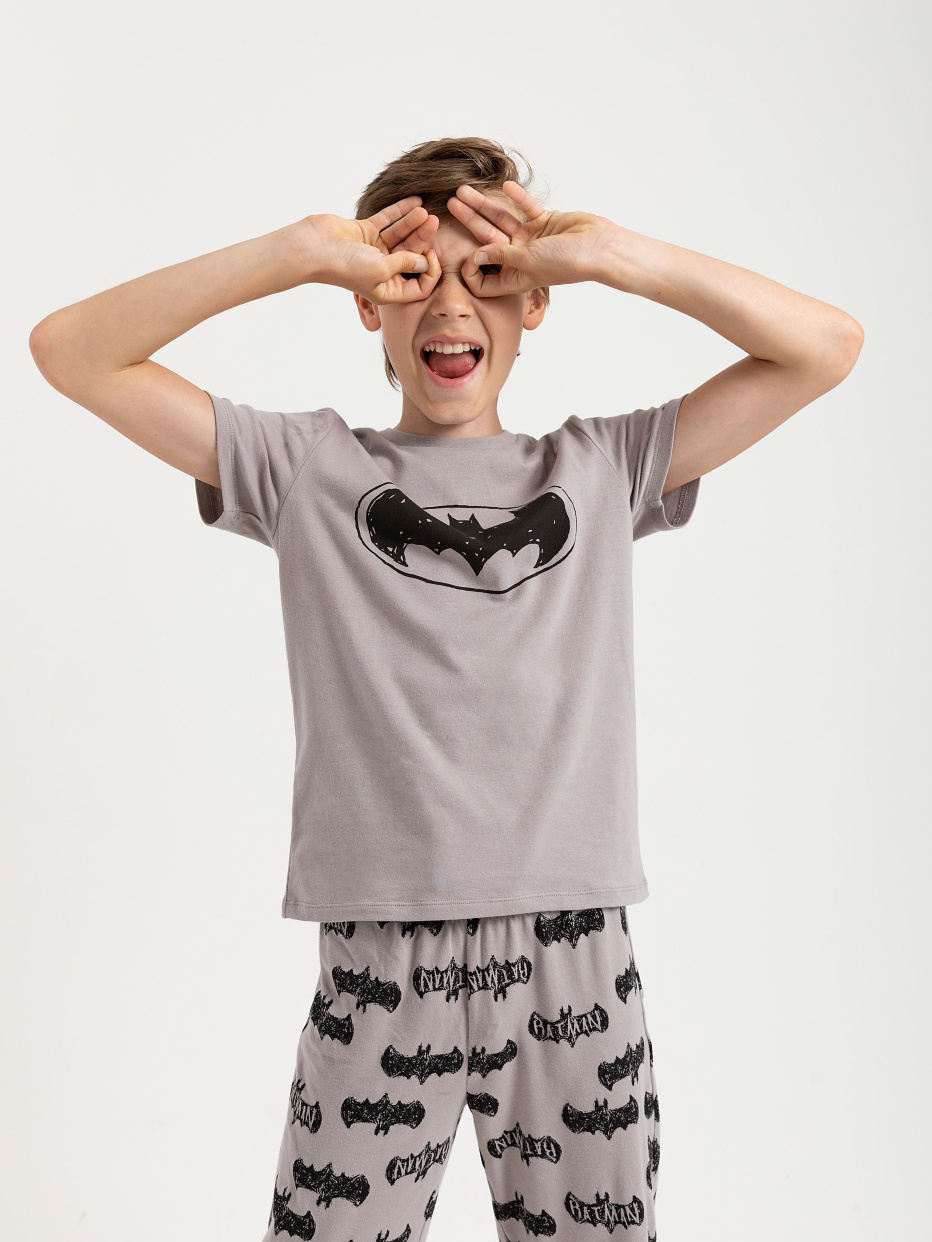 Пижама для мальчиков с принтом Batman, фото - 1
