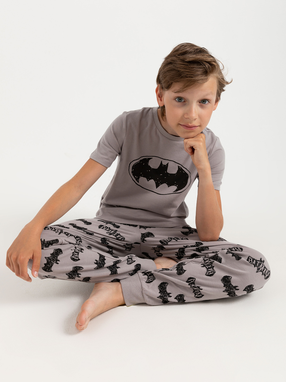 Пижама для мальчиков с принтом Batman, фото - 2