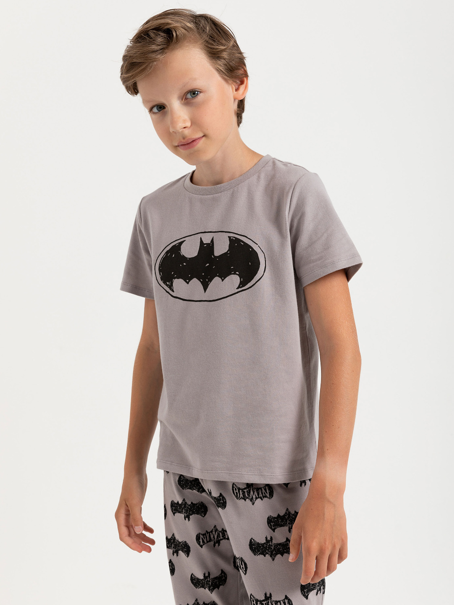 Пижама для мальчиков с принтом Batman, фото - 5