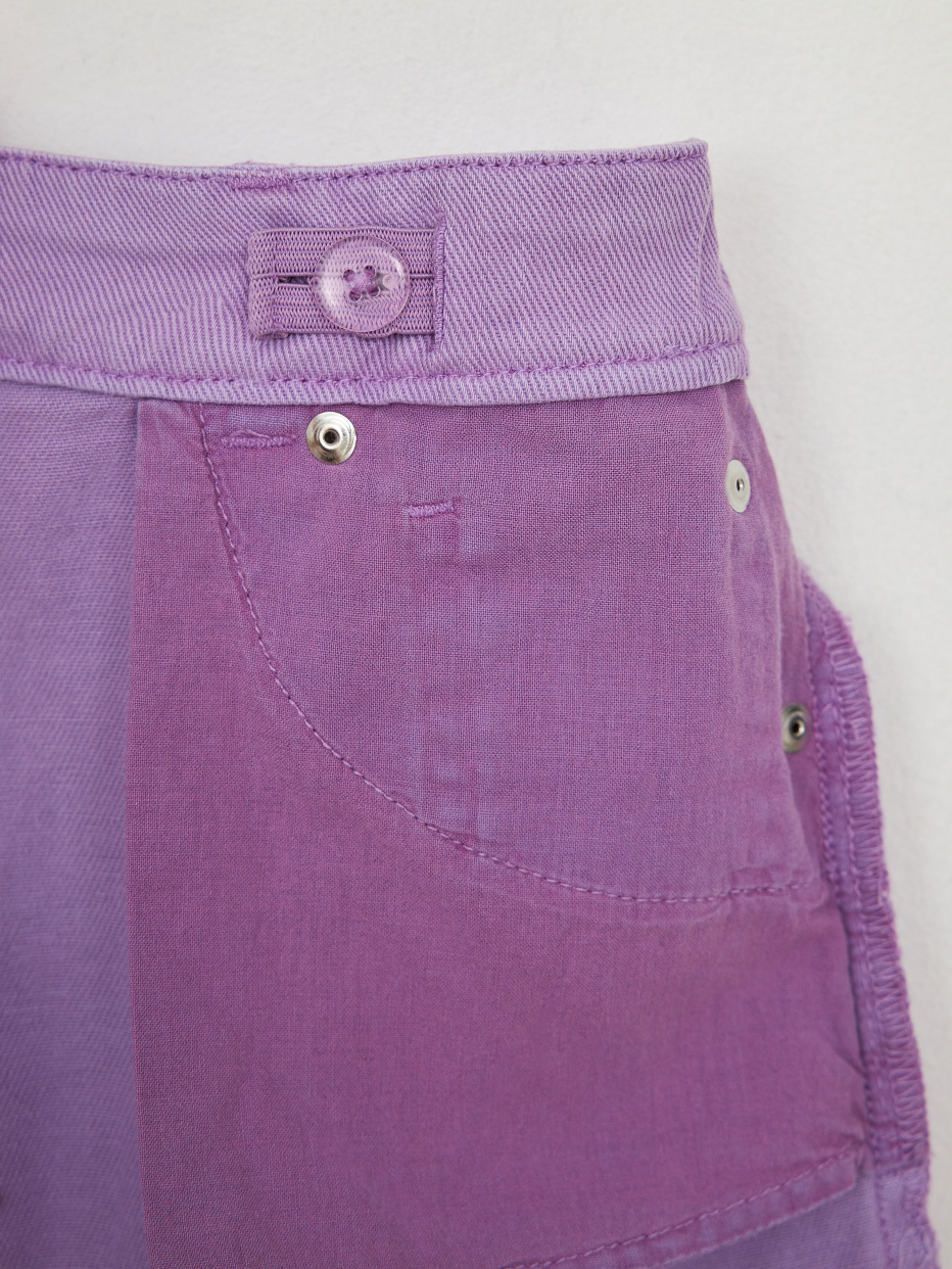 Джинсовые шорты на резинке для девочек, фото - 4