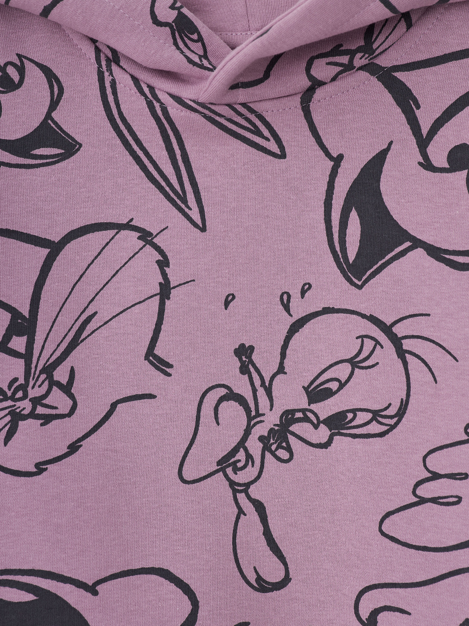 Худи с принтом Looney Tunes для девочек, фото - 2