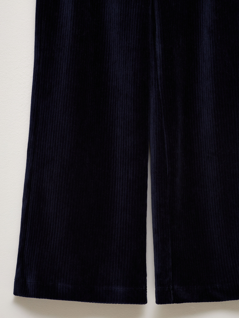 Широкие вельветовые брюки для девочек, фото - 3