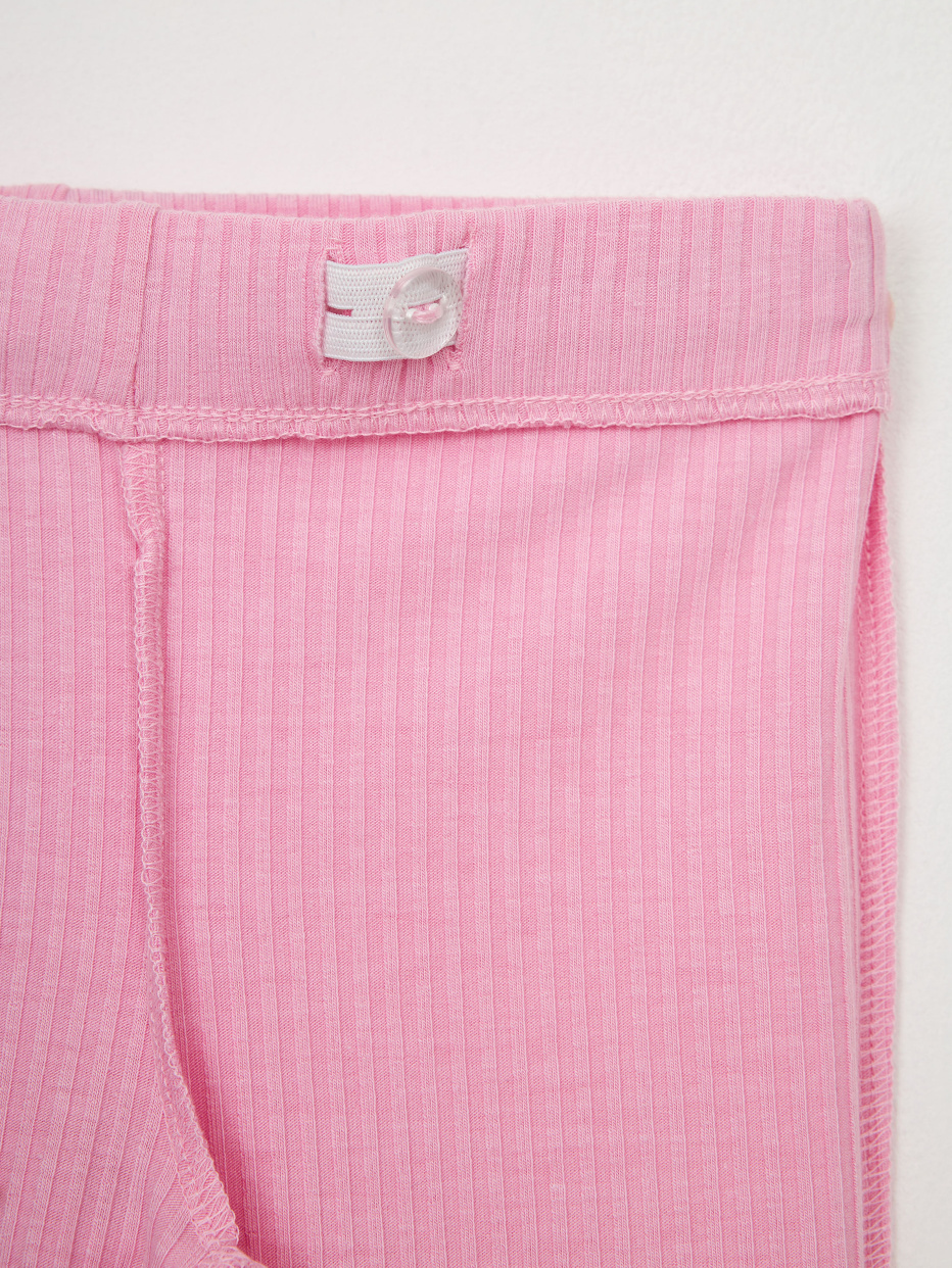 Трикотажные брюки клеш для девочек, фото - 5