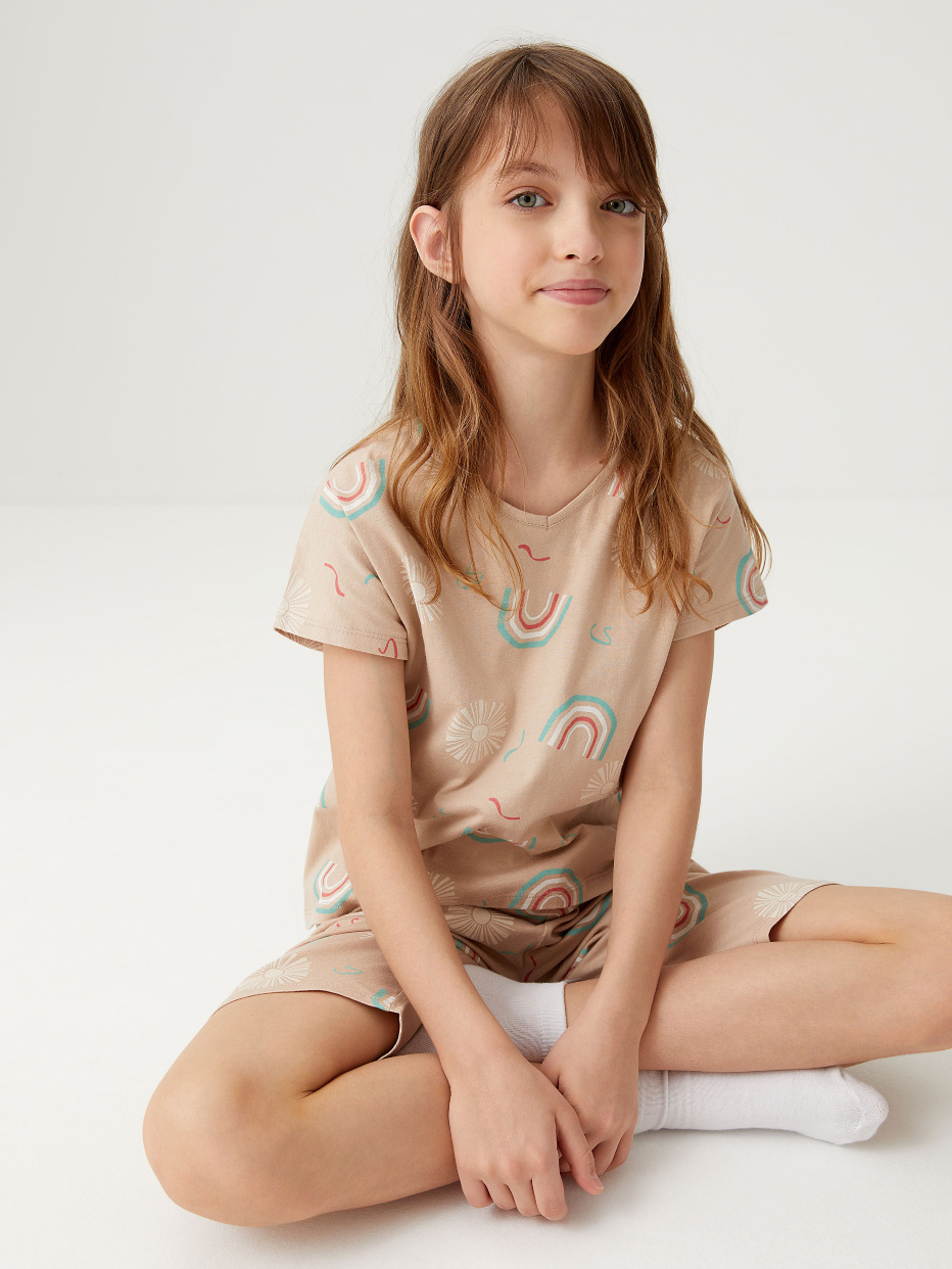 Трикотажная пижама для девочек, фото - 11
