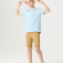 Джинсовые шорты с отворотами для мальчиков, цвет темно-бежевый/песочный