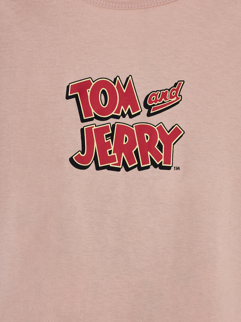 Пижама с принтом Tom and Jerry для девочек, фото - 3
