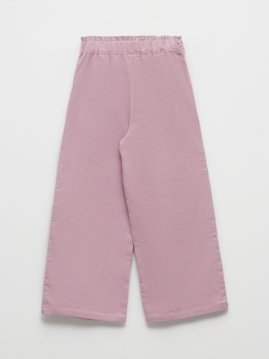 Широкие вельветовые брюки для девочек, фото - 4