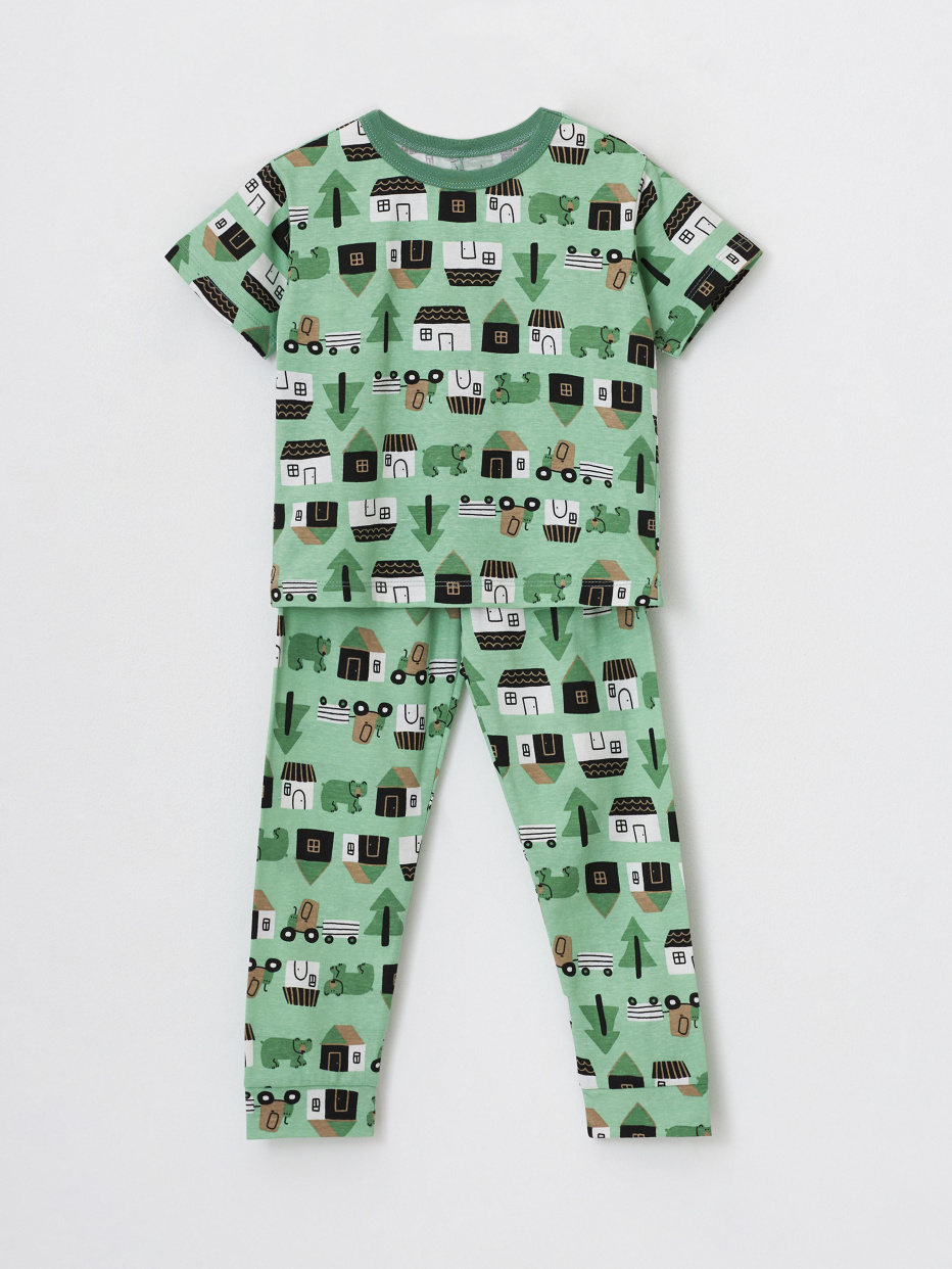 Пижама с принтом для мальчиков, фото - 1