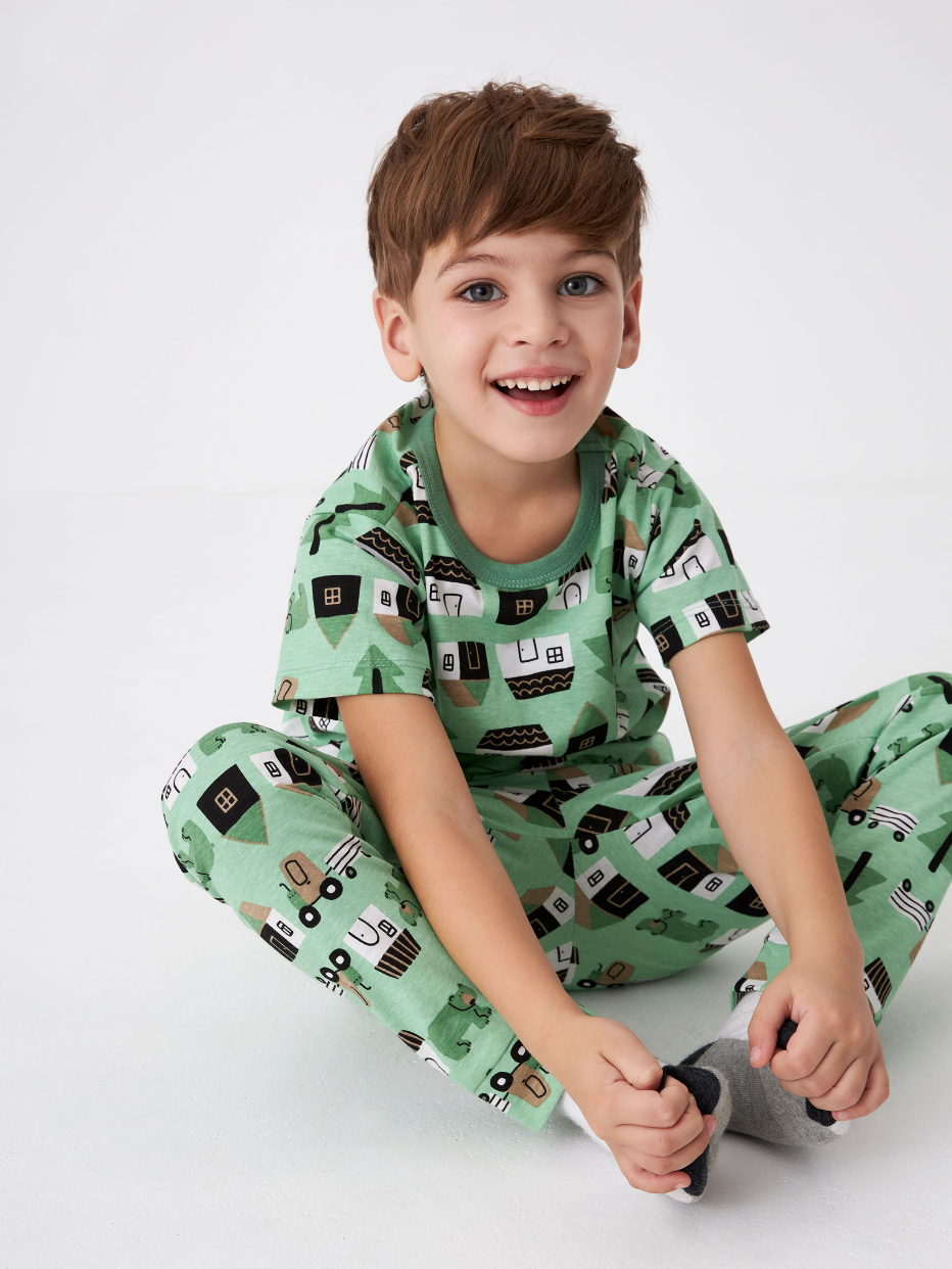 Пижама с принтом для мальчиков, фото - 6