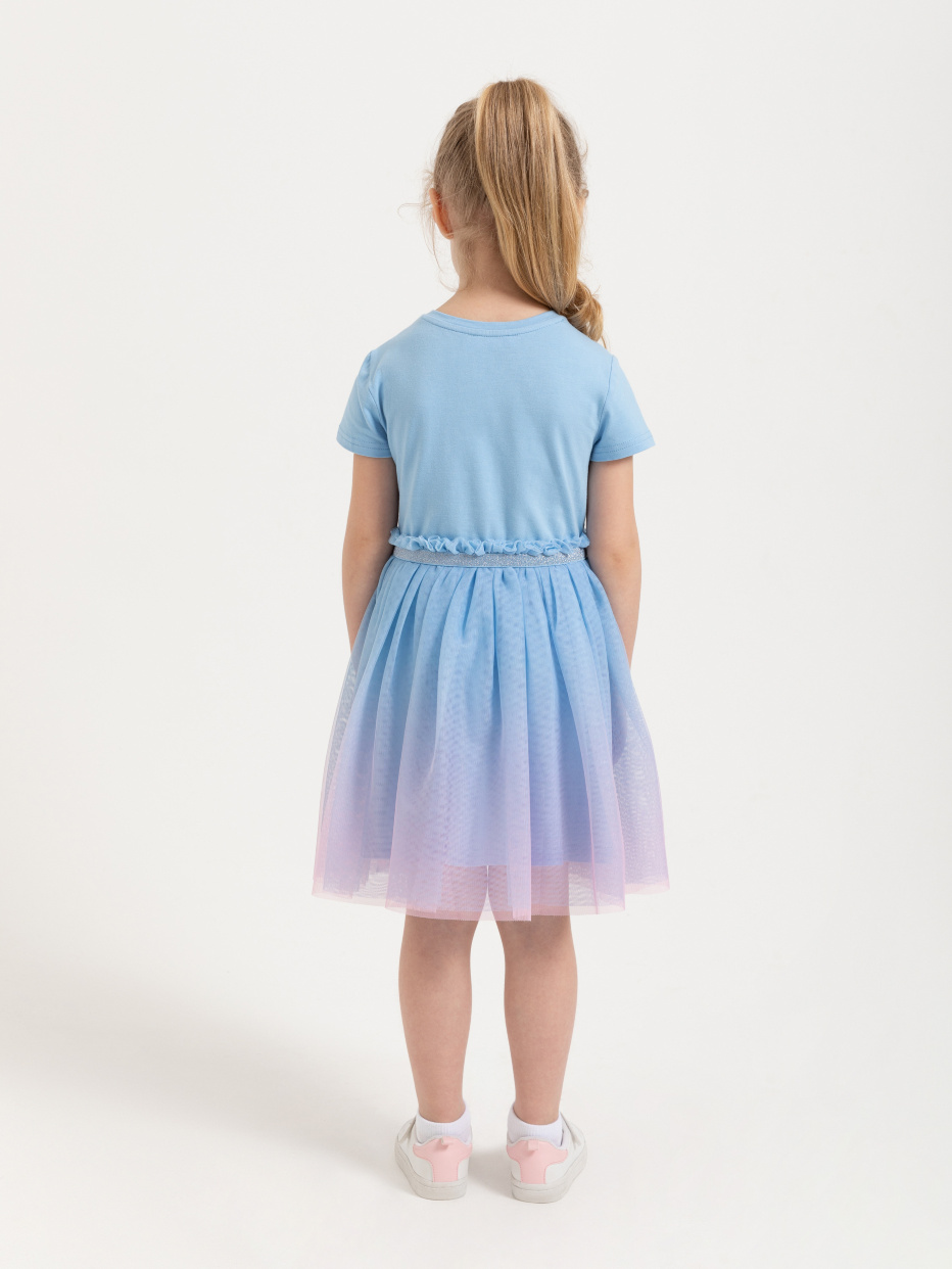 Платье с юбкой из фатина для девочек, фото - 6