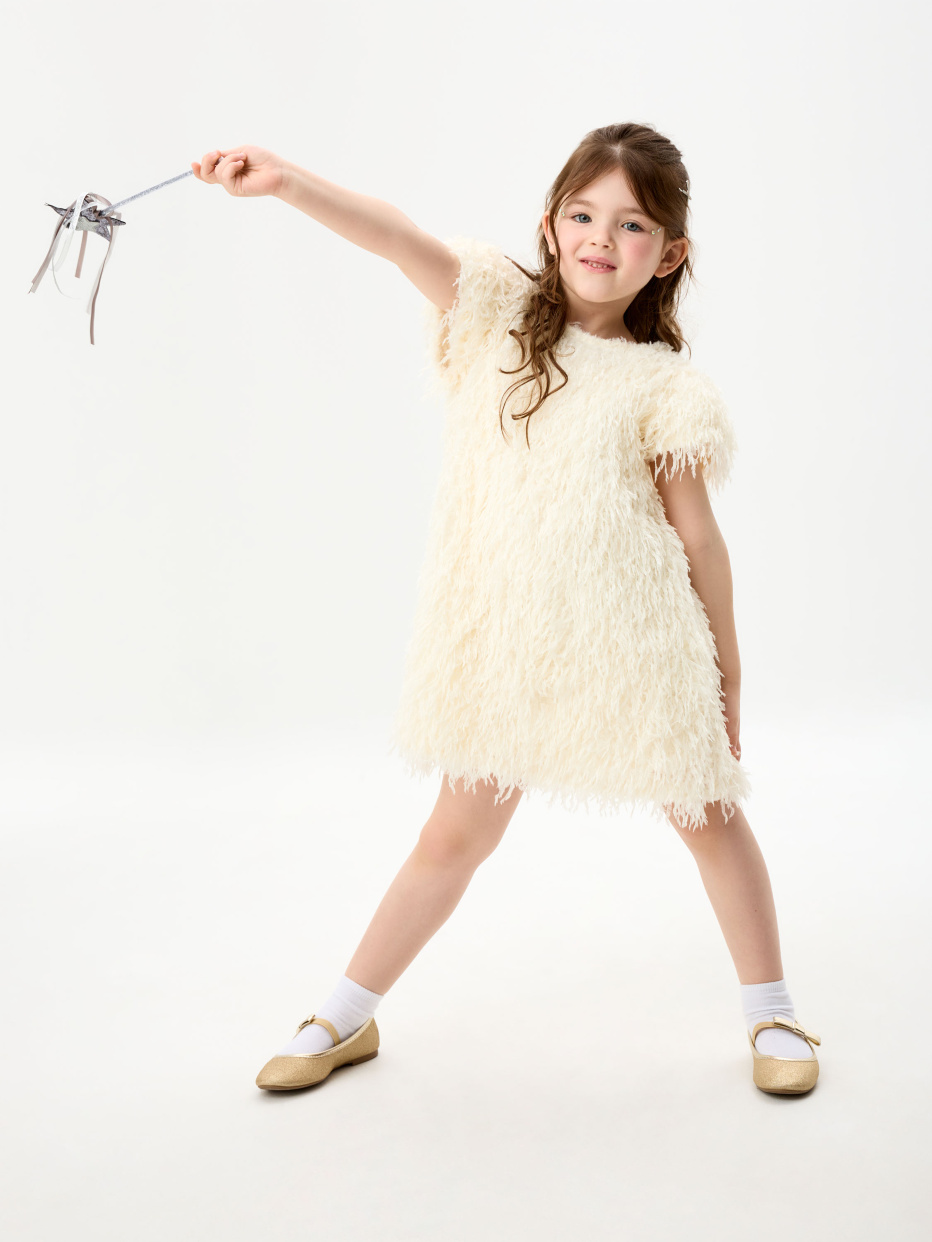 Платье из перьев для девочек, фото - 1