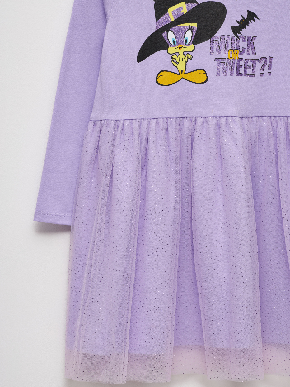 Платье с принтом Looney Tunes для девочек, фото - 2