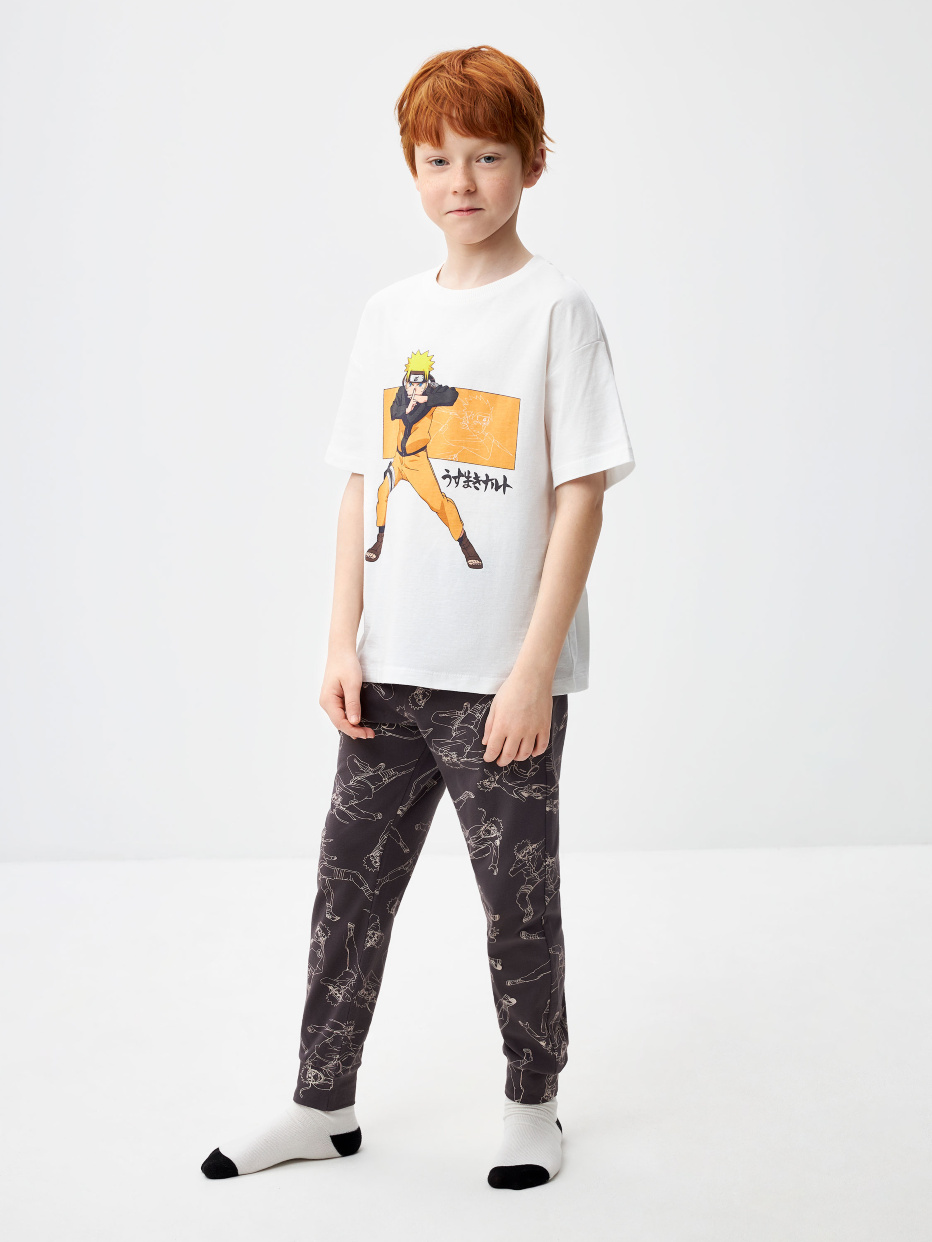 Пижама с принтом Naruto для мальчиков, фото - 1