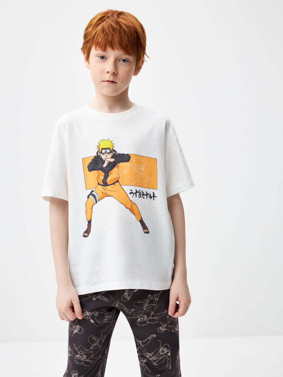 Пижама с принтом Naruto для мальчиков, фото - 2