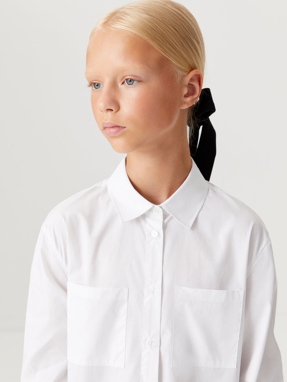 Хлопковая блузка для девочек, фото - 6