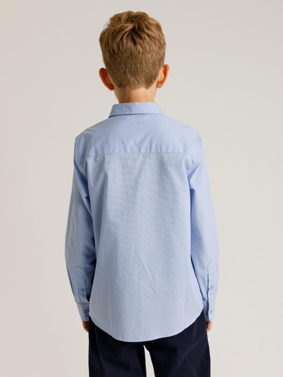 Рубашка из фактурной ткани для мальчиков, фото - 5