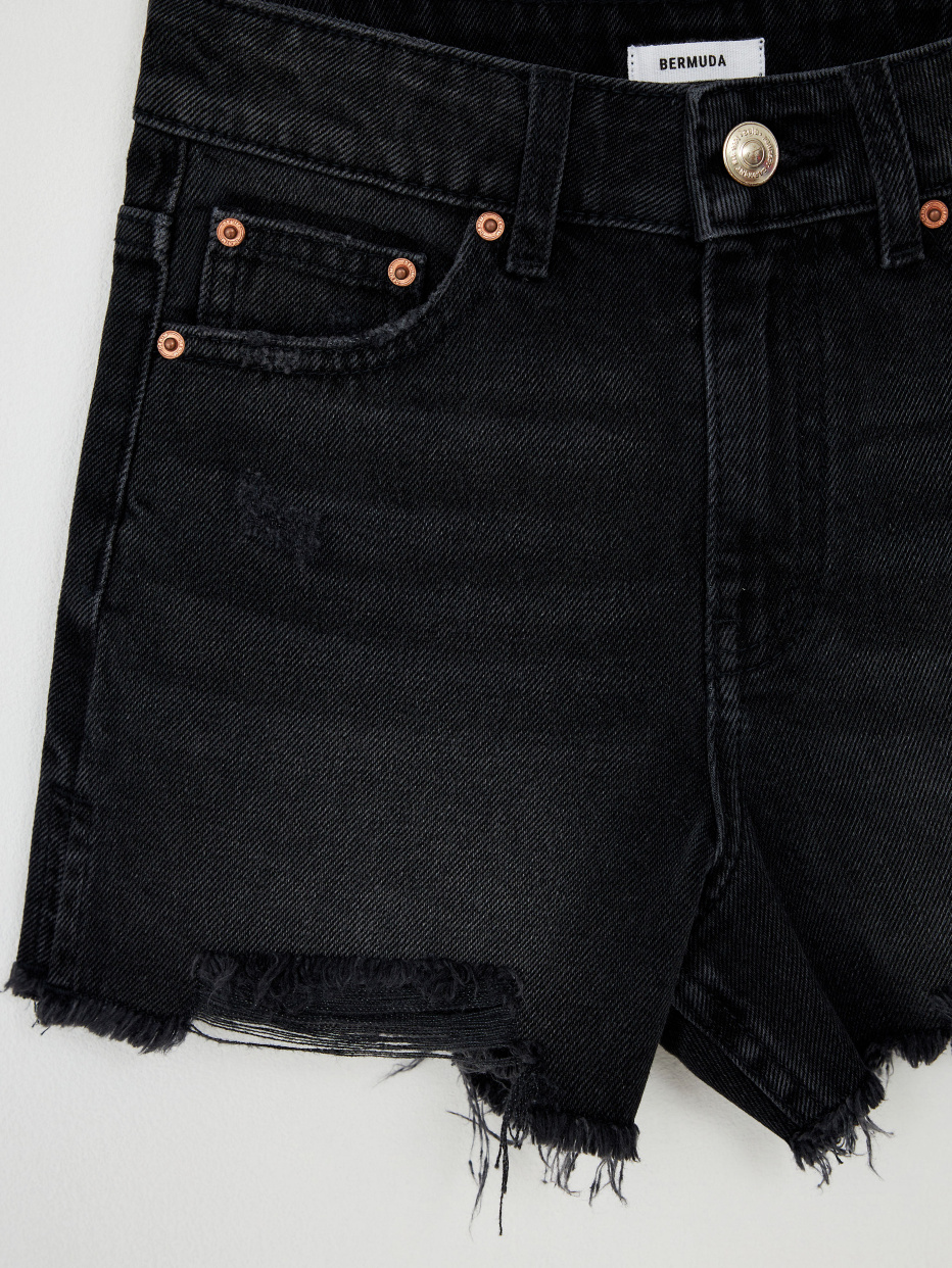 Рваные джинсовые шорты для девочек, фото - 5
