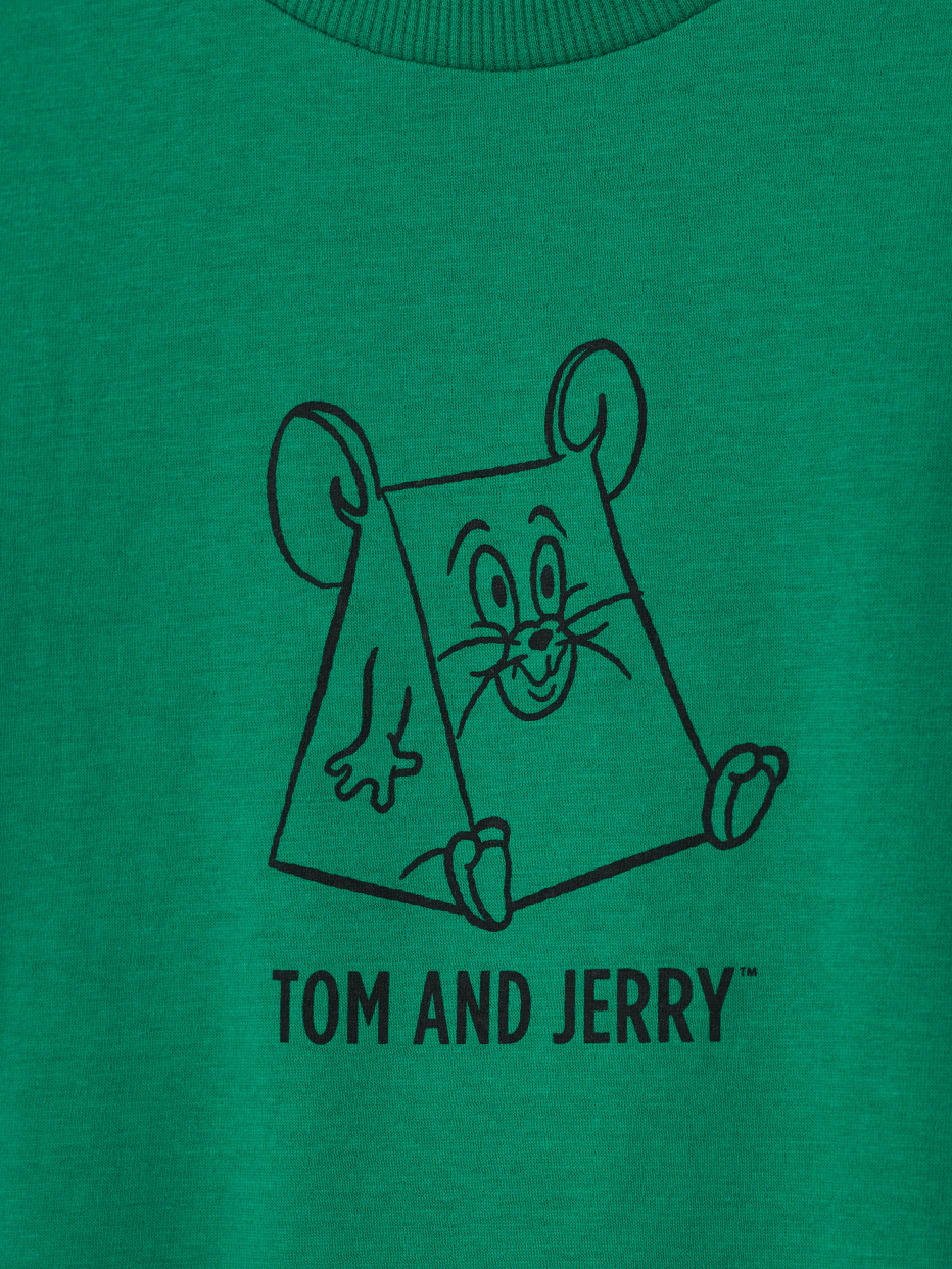 Пижама с принтом Tom and Jerry для мальчиков, фото - 2