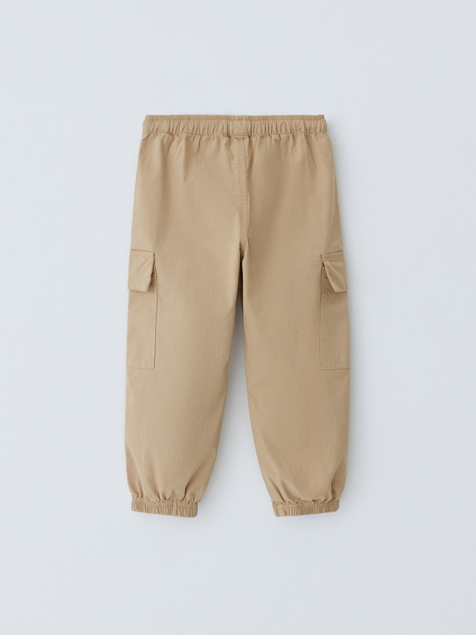 Хлопковые брюки карго для мальчиков, фото - 4