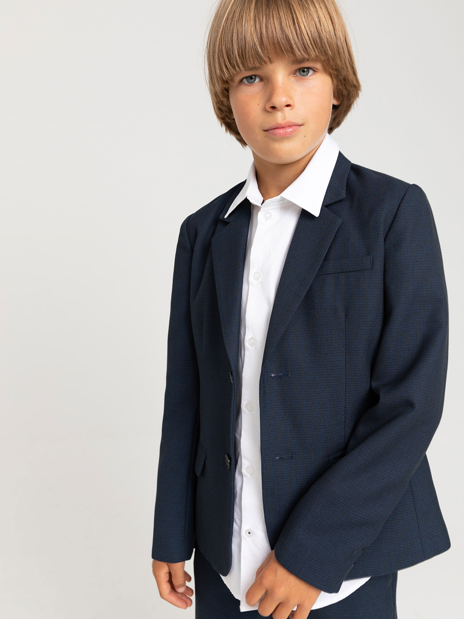 Пиджак из фактурной ткани для мальчиков, фото - 2