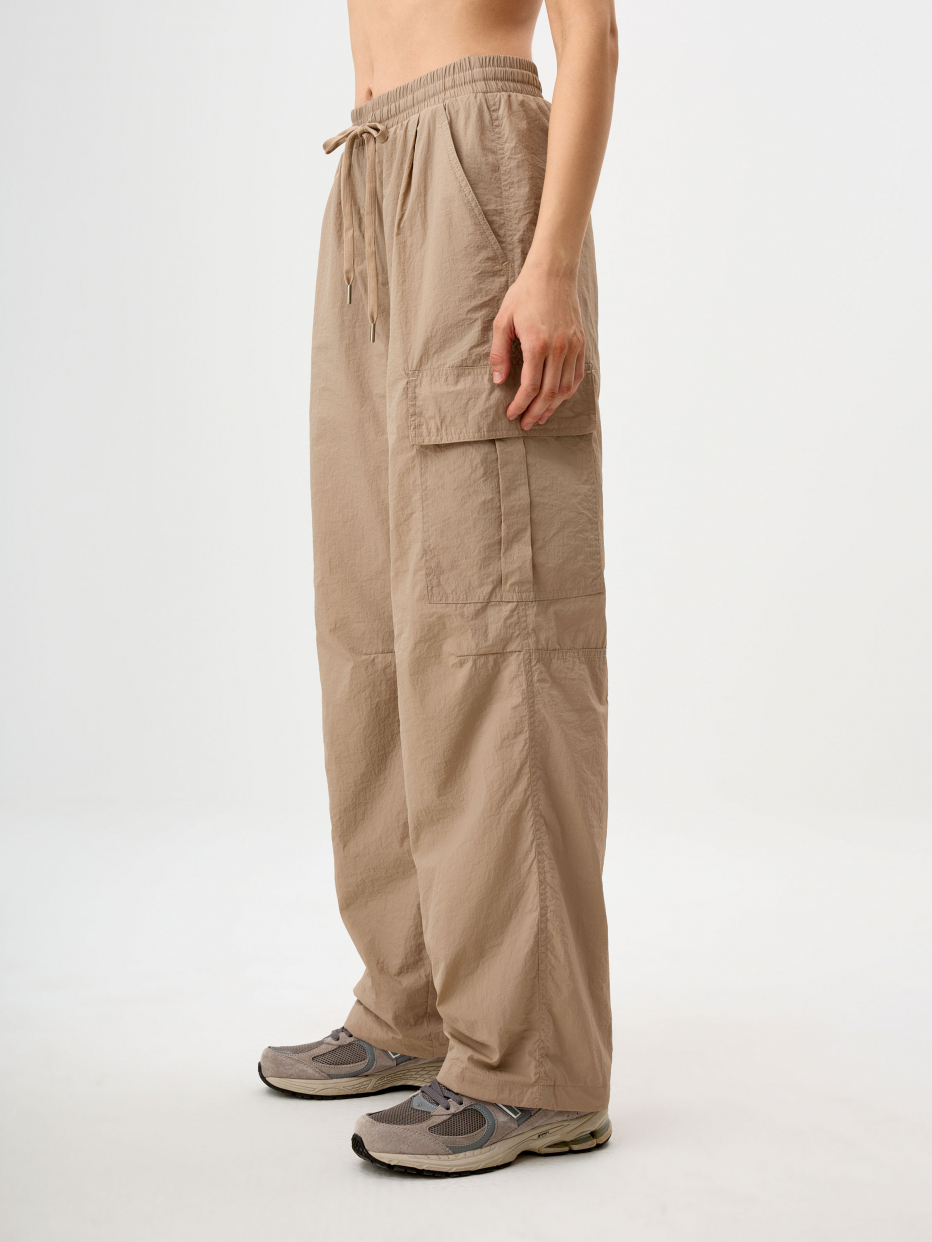 Нейлоновые брюки карго на подкладке, фото - 3