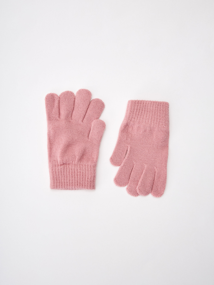 Перчатки для девочек цвет: дымчатый розовый, артикул: 3809152911 ...