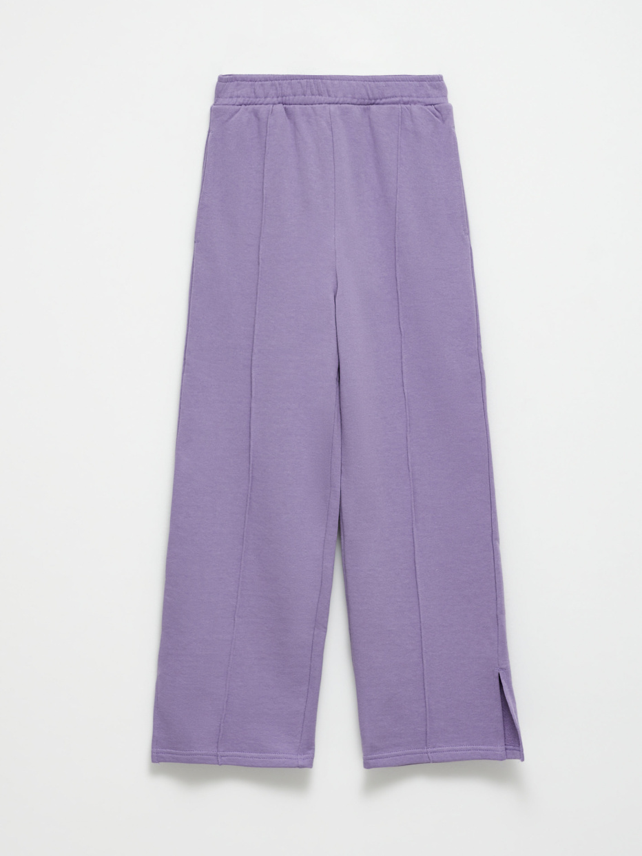 Трикотажные широкие брюки для девочек, фото - 2