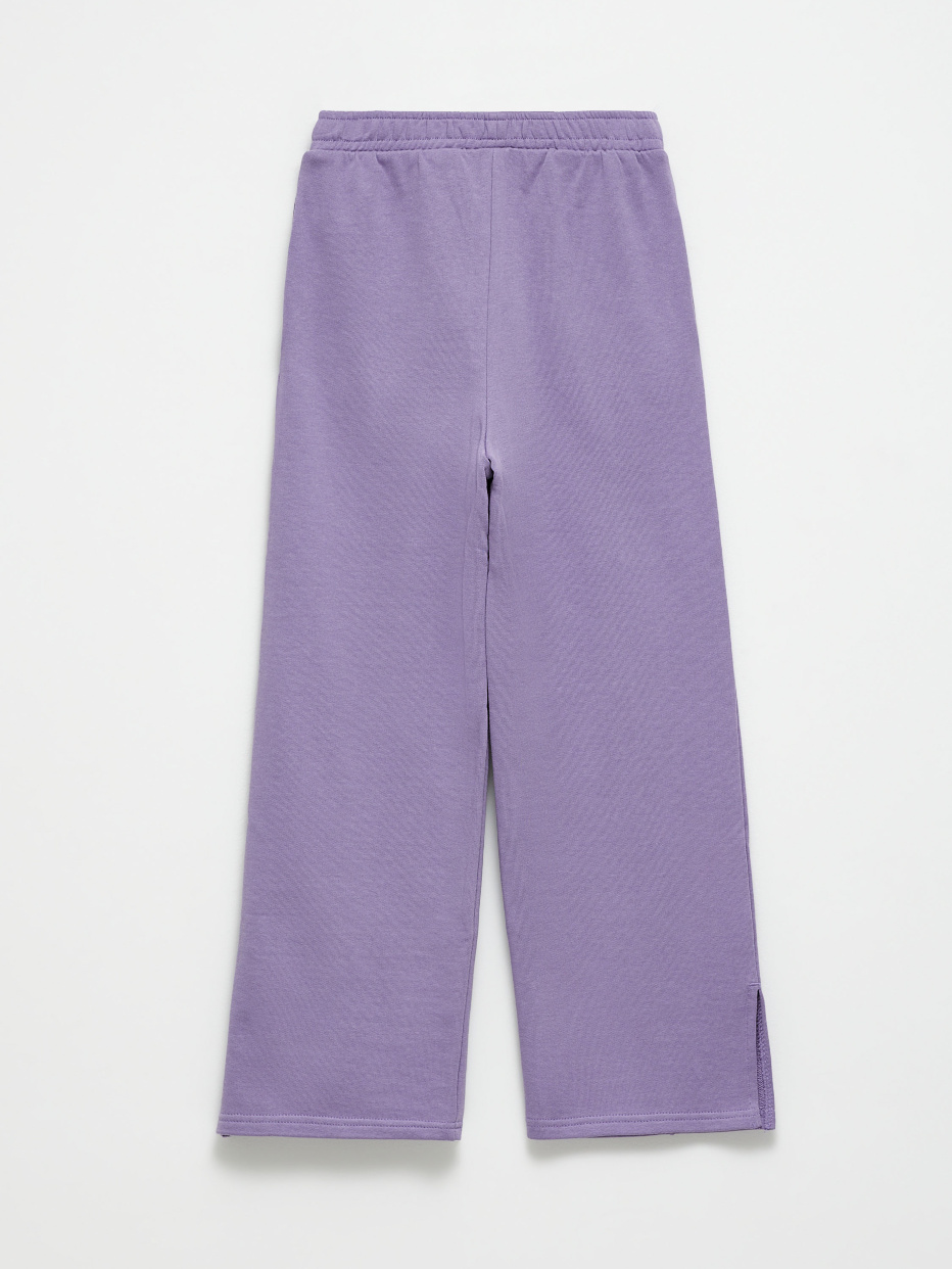 Трикотажные широкие брюки для девочек, фото - 4
