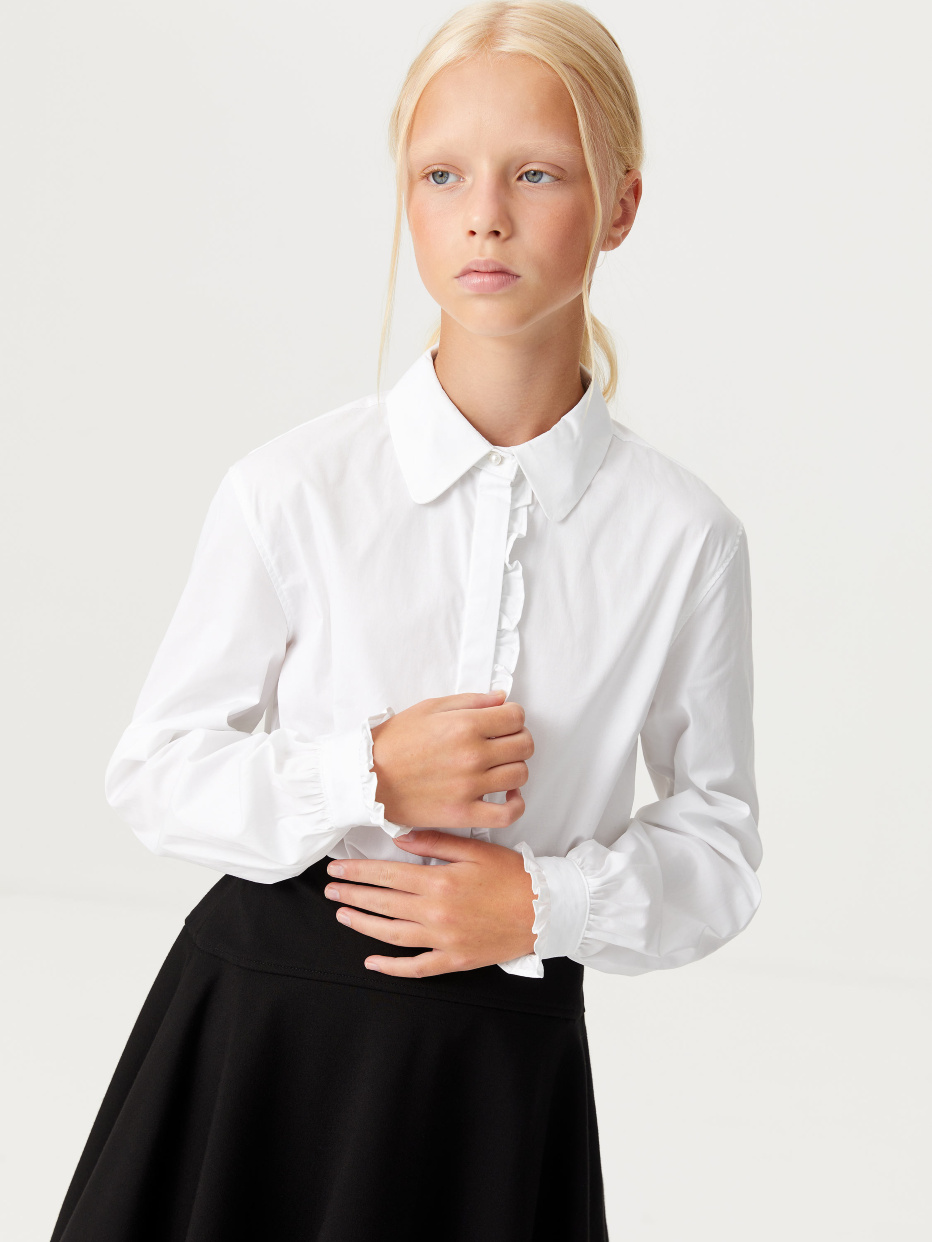 Блузка с оборками для девочек, фото - 5