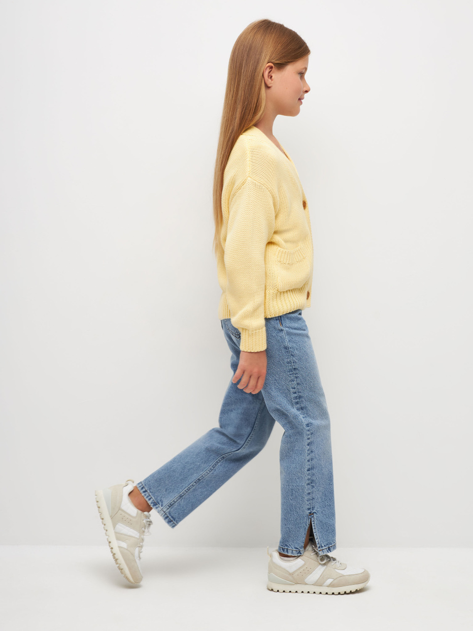 Рваные широкие джинсы для девочек, фото - 5