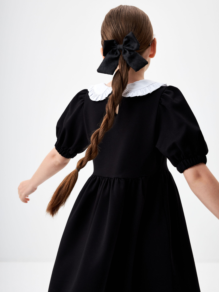 Платье со съемным воротником для девочек, фото - 4