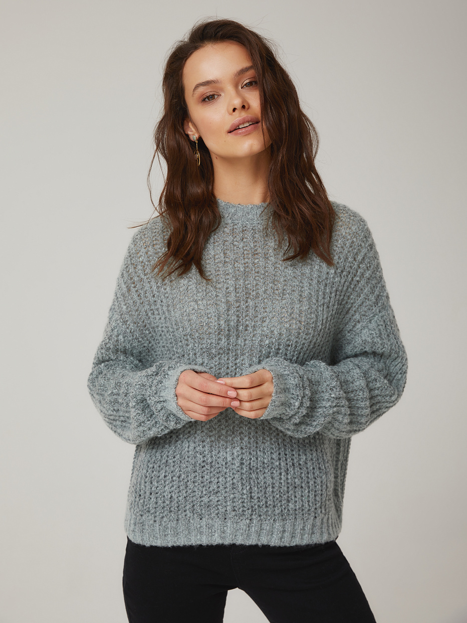 свитер фактурной вязки, фото - 2