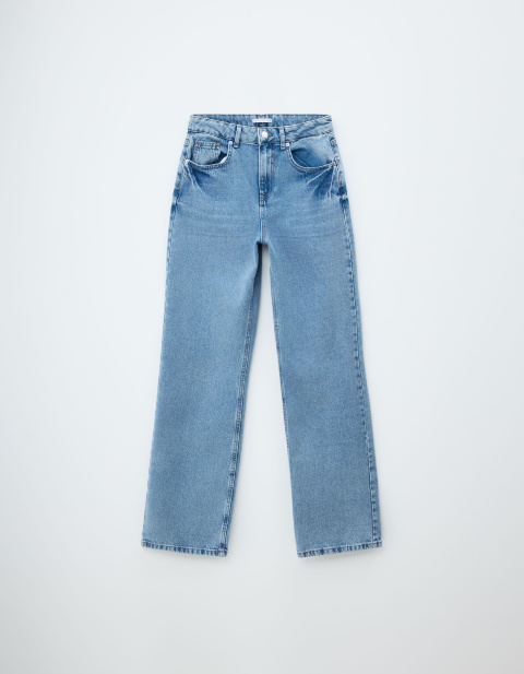 Модные джинсы и брюки зима 2024 (80 фото)