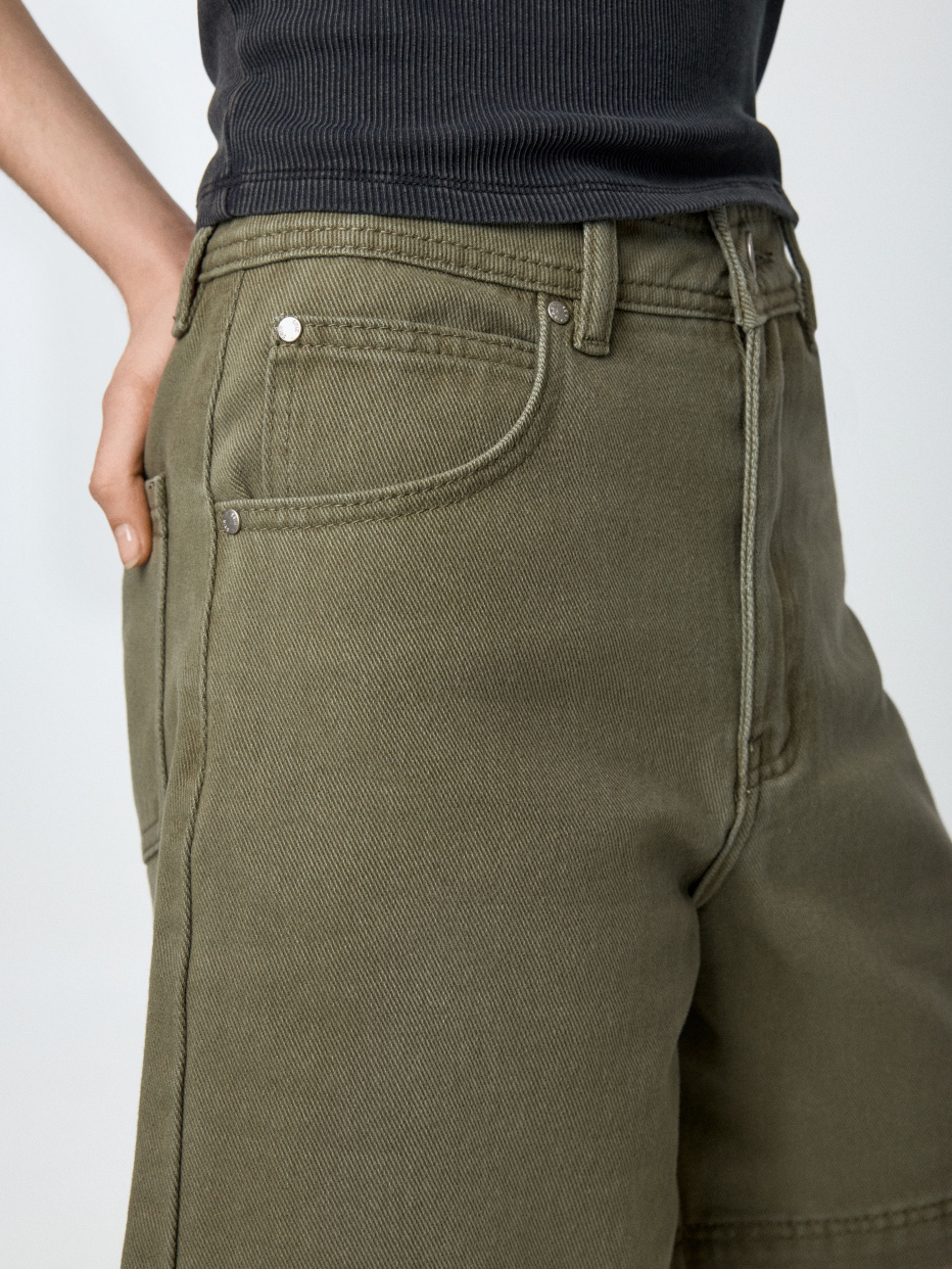 Удлиненные джинсовые шорты, фото - 5