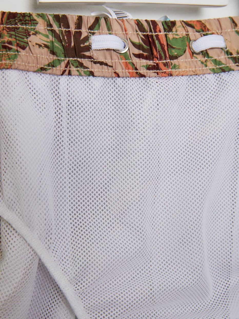 Пляжные шорты с тропическим принтом для мальчиков, фото - 3