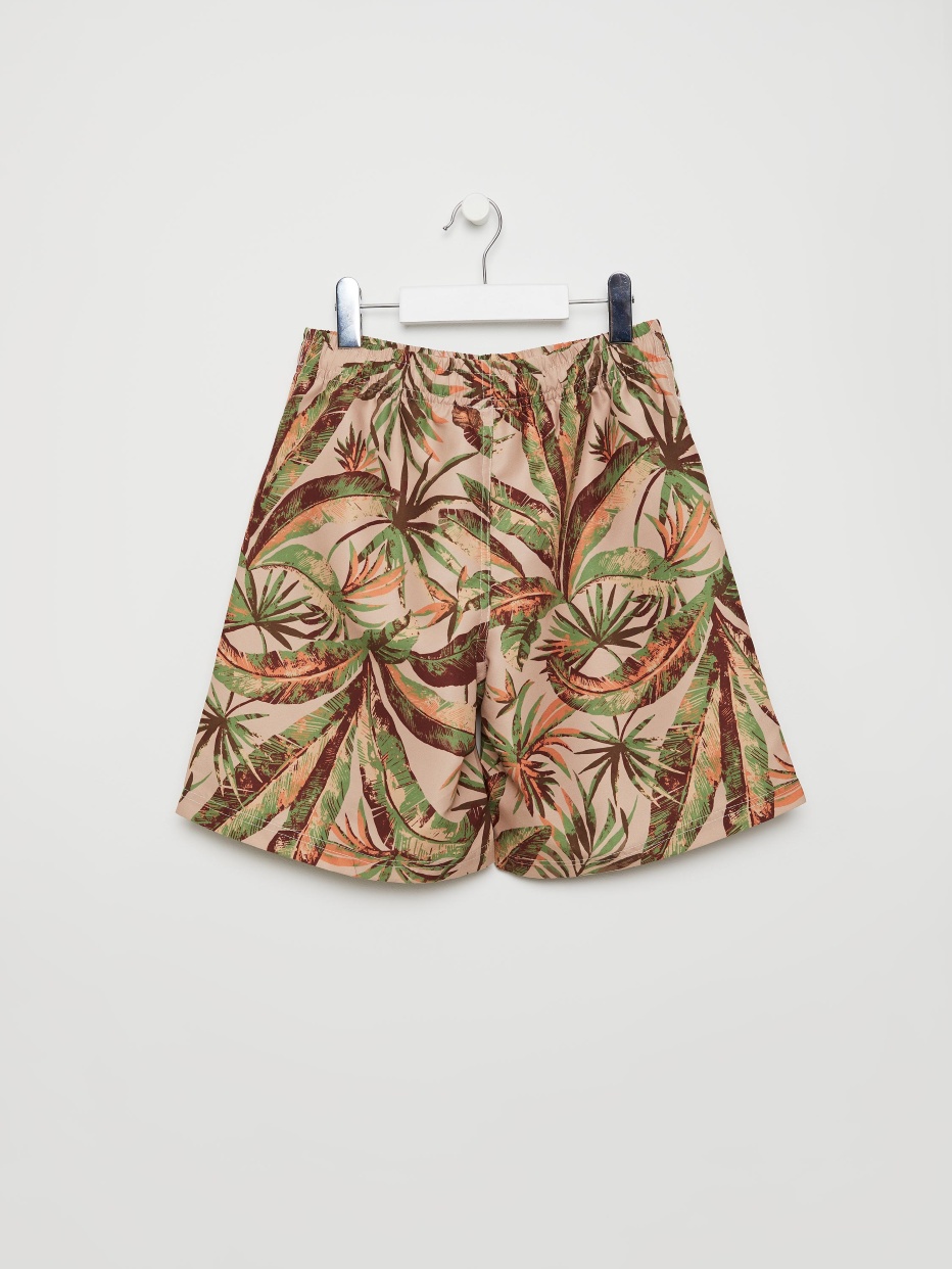 Пляжные шорты с тропическим принтом для мальчиков, фото - 4