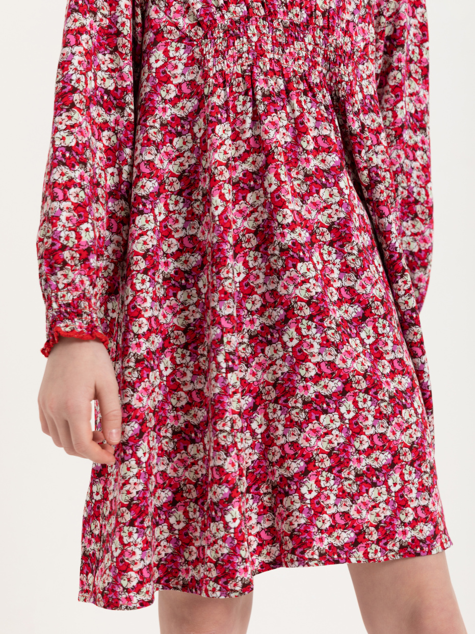 Платье с цветочным принтом для девочек, фото - 6