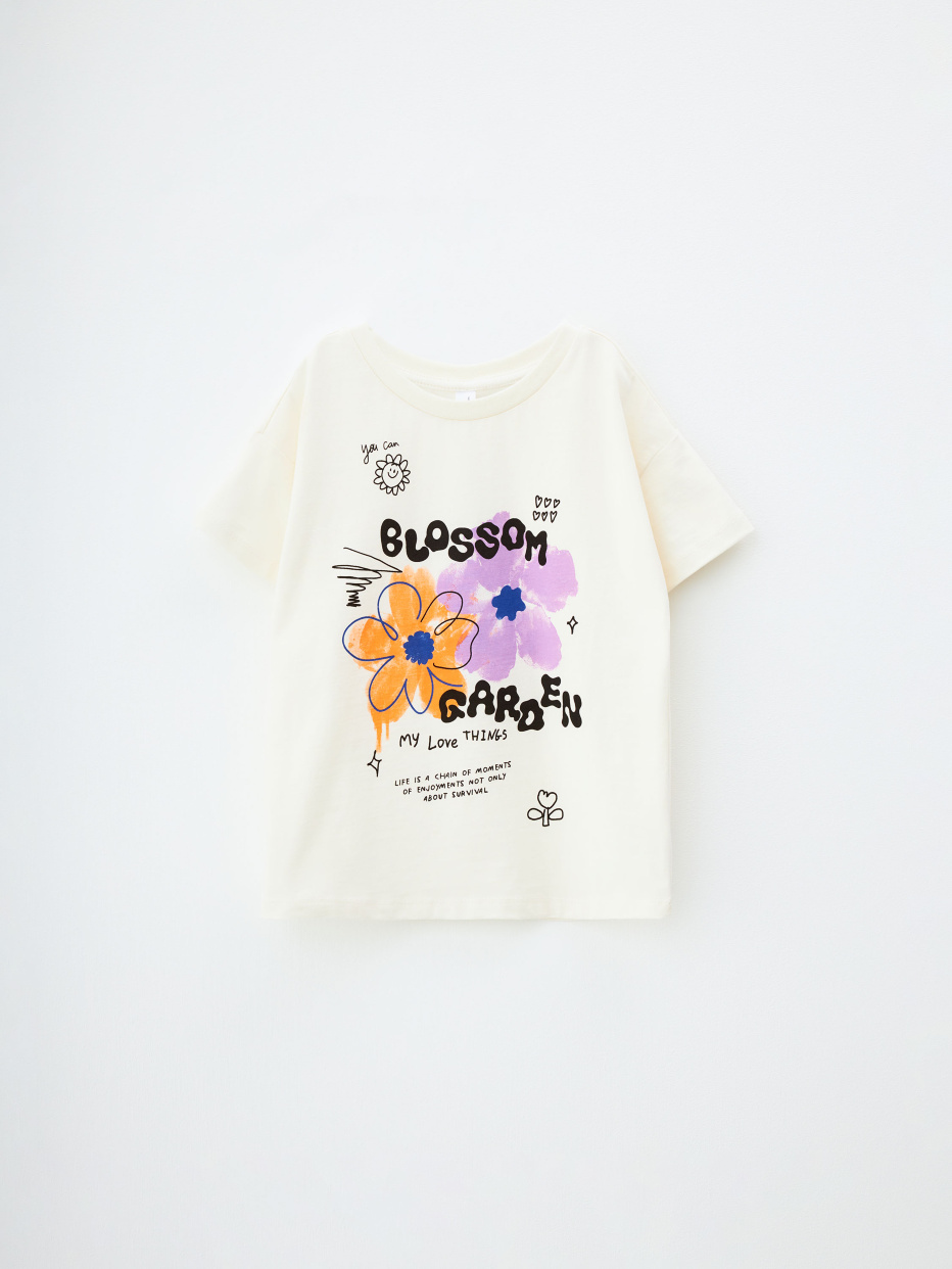 Набор футболок для девочек из коллаборации sela х Ботанический сад, фото - 4