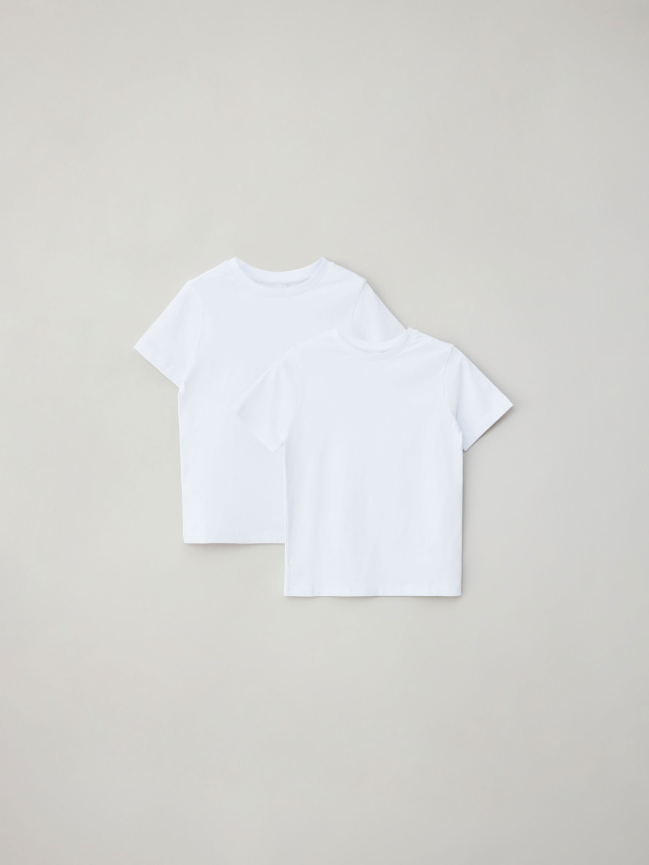 Набор из 2 базовых футболок оверсайз для мальчиков, фото - 1