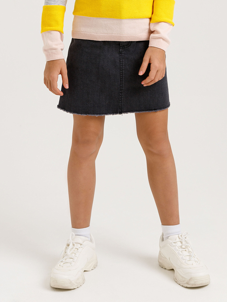 джинсовая юбка для девочек, фото - 3