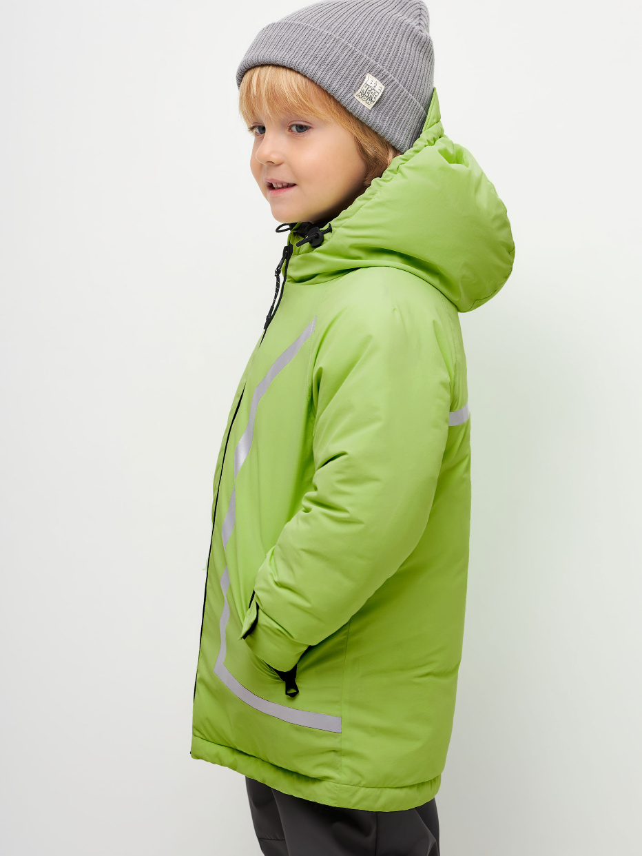 Нейлоновая куртка с капюшоном для мальчиков, фото - 1