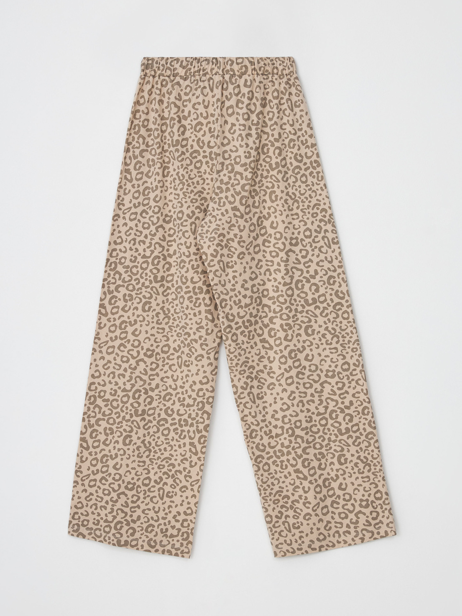 Трикотажная пижама с леопардовым принтом, фото - 7